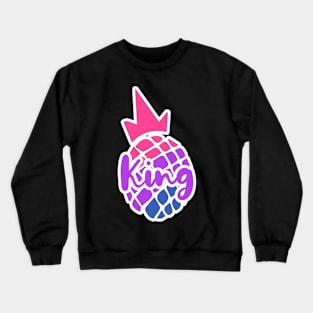 Pride'n'apple Bisexual King! Crewneck Sweatshirt